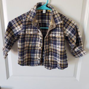 Baby gap plaid flannel